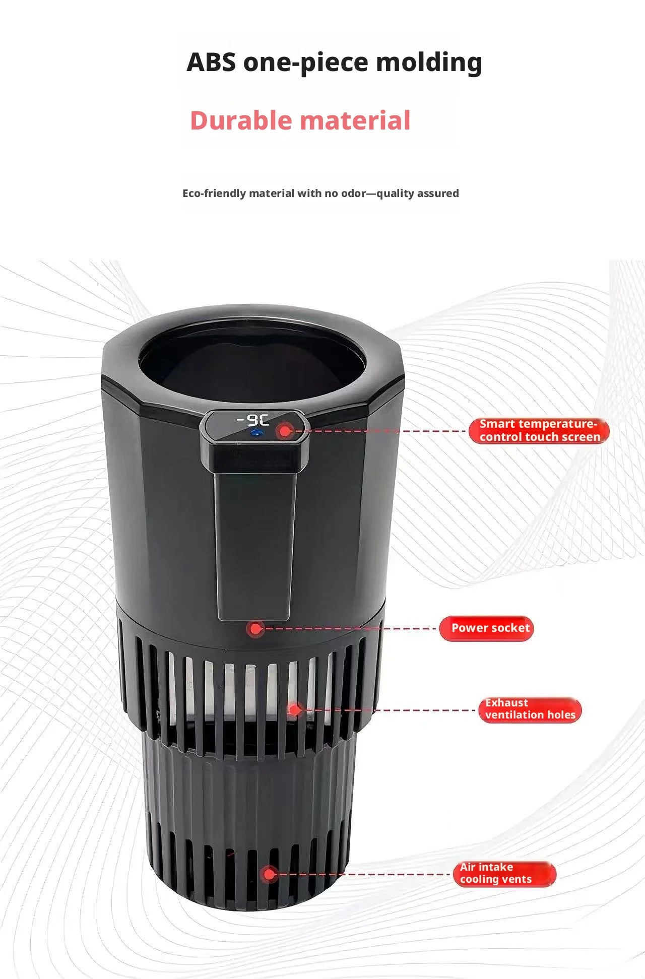 2-in-1 Car Cup Cooler & Heater