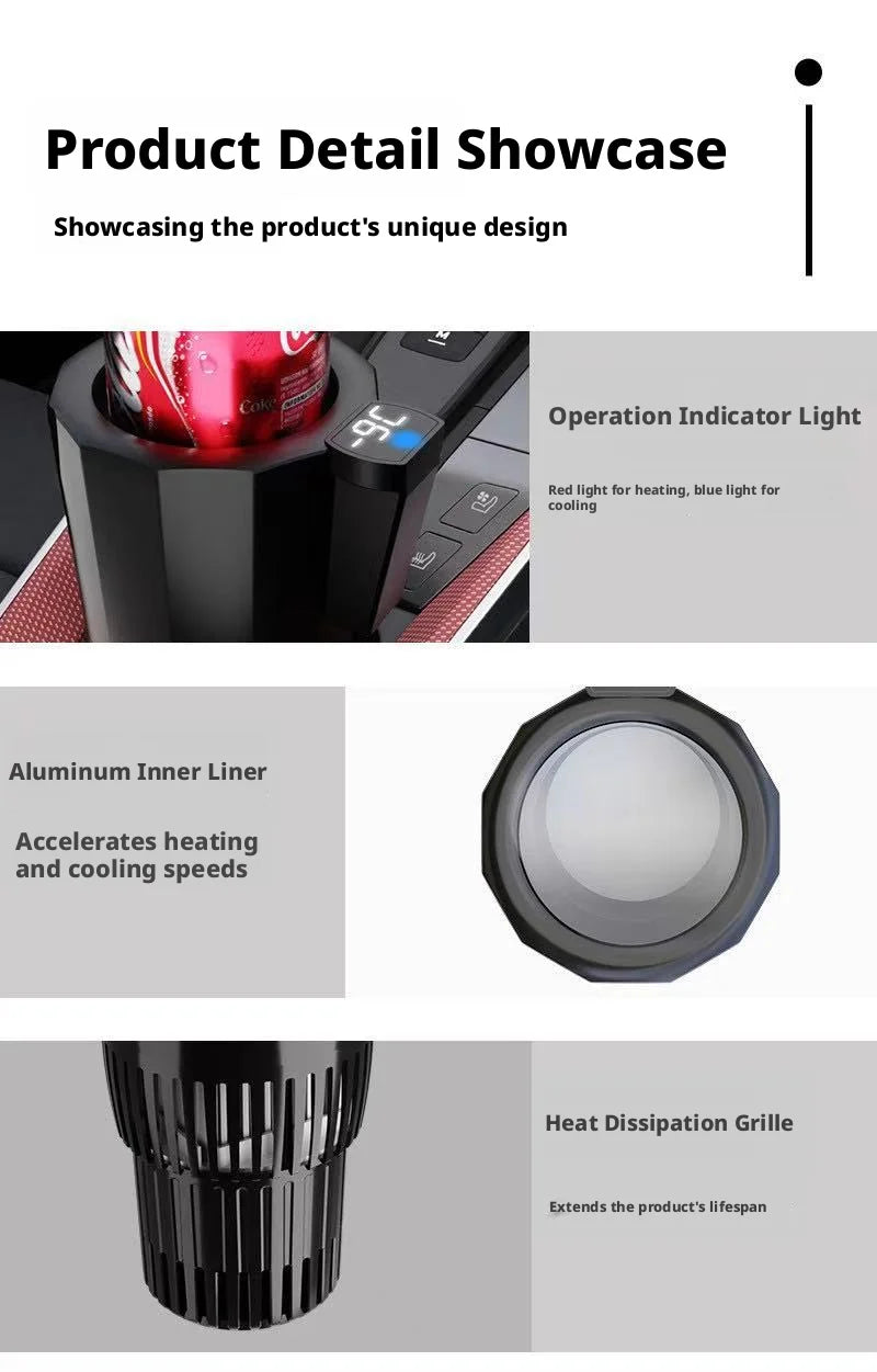 2-in-1 Car Cup Cooler & Heater